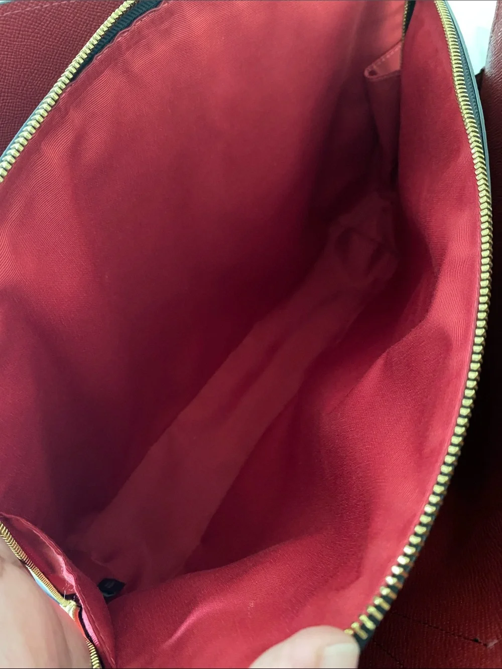 Coach Tatum Leather Carryall Shoulder Tote Bag (C4077) in Black/True Red